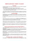 droit de retrait droit d alerte