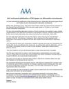 AAA welcomed publication of FSA paper on Alternative investments