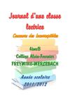 Journal d'une classe lectrice 4èmeB collège Alain-Fournier FREYMING-MERLEBACH