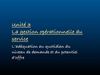Mod 4 UE 3 Gestion opérationnelle du service