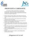 Propuesta caminante 2012