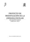 PROYECTO DE MODIFICACIÓN DE JORNADA