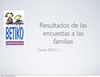 Betiko ikastola: Resultado de las encuesta a las familias en el curso 2010-11