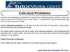 Calculus Problems
