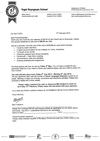 3rd February 2012 Letter to Parents About the Normandy, France Trip in July 2012