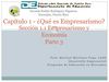 CAPITULO 1, SECCION 1.1 EMPRESARISMO Y ECONOMIA PARTE 3 MERCADEO