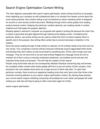 Search Engine Optimisation Content Writing