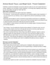 Achieve Muscle Tissue, Lose Weight Quick - Prevent Catabolism