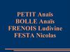 Présentation du rapport final