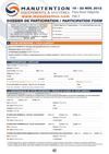 Salon MANUTENTION 2012 - Dossier de Participation