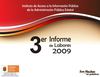 3er. Informe de Labores 2009