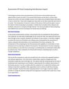 Assessment Of Cloud Computing And Business Impact