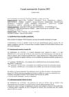 Homécourt: Conseil Municipal