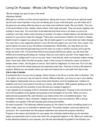 Living On Purpose - Whole Life Planning For Conscious Living (6)