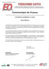 Fedechimie CGTFO : communiqué de presse du 02/02/2012