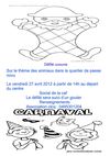 Affiches pour le carnaval