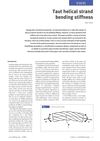 Helical Strand Bending Stiffness