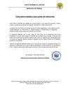 Comunicado de Prensa: Corte plena traslada a juez quinto de instrucción