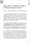 "Résurrection" : opération militaire d’influence réussie ou non ?