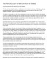 THE PSYCHOLOGY OF MATCH PLAY IN TENNIS (16)
