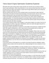 Yahoo Search Engine Optimisation Guidelines Explained
