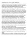 Come Across Your Interest _ A Self-Assessment