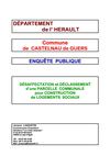 Castelnau de Guers - Enquête publique 2011