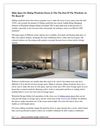 Make Space For Sliding Wardrobe Doors; Is This The End Of The Wardrobe As We Know It?