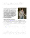 Johnny Depp Look: Great Fashion Ideas for Men