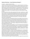 Website Marketing = Great Marketing Strategie S