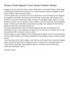 Amazon Kindle Apparent Touch Screen Protector Review