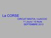 corse 2013