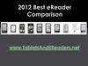 2012 Best eReader Comparison