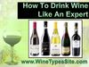 How to Drink Wine like an Expert