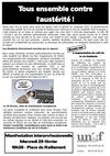 Tous ensemble contre l'austérité ! 