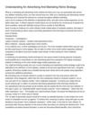 Understanding An Advertising And Marketing Niche Strategy