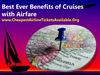 Best Ever Benefits of Cruises with Airfare