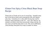 Gluten Free Spicy Citrus Black Bean Soup Recipe