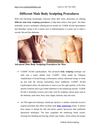 Different Male Body Sculpting Procedures