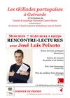 Dossier de presse : rencontre avec José Luis Peixoto