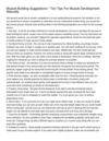 Muscle Building Suggestions _ Ten Tips For Muscle Development Naturally