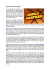 Why March Madness Betting?