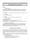 14 Décembre 2011 : compte rendu 