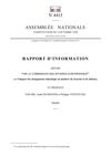 Rapport d'Information : l'impact du changement climatique