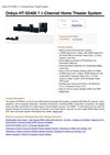 Onkyo HT-S5400 71-Channel Home Theater System