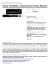 Onkyo TX-SR309 51 Channel Home Theater Receiver
