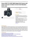 Canon EOS 7D 18 MP CMOS Digital SLR Camera With 3-Inch LCD And 18-135Mm F 3.5-5.6 IS UD Standard Zoom Lens