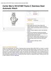 Cartier Men's W31074M7 Pasha C Stainless Steel Automatic Watch