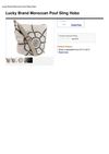 Lucky Brand Moroccan Pouf Sling Hobo