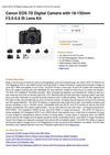 Canon EOS 7D Digital Camera With 18-135Mm F 3.5-5.6 IS Lens Kit